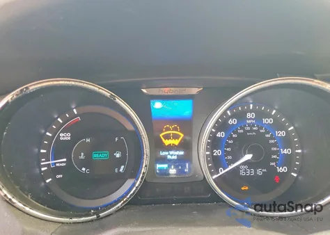 2013 Hyundai Sonata Hybrid z USA, uszkodzony, nr VIN KMHEC4A46DA081667